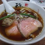 麺や　福座 - 季節のしょう油らーめん。