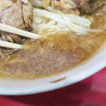 ラーメン二郎 - スープ