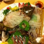 中洲鷹勝 - コースの刺し盛り