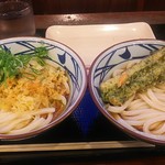 Marugame Seimen - ぶっかけうどん並290円 ちくわ天110円