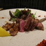 鉄板焼 ふじいさん - ラムチョップ