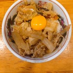 郎郎郎 - プチ肉丼(にんにく)