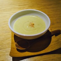 魚工房 としまや - 本日のスープ　枝豆のスープ