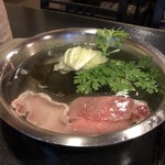 鉢の木 - 昼しゃぶしゃぶ 国産豚ロース 800円(税別)