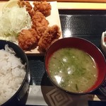 あごおとし - 若鶏の竜田揚げ定食