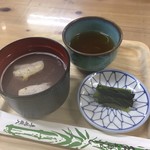 上高地明神館 - もち入りおしるこ 600円 (税込)