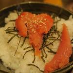 酒菜坊 橋蔵 - だし茶漬け＜明太子＞　ズームアップ