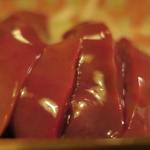 酒菜坊 橋蔵 - 大山地鶏レバ刺　ズームアップ