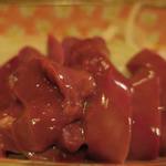 酒菜坊 橋蔵 - 大山地鶏レバ刺　ズームアップ