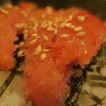 酒菜坊 橋蔵 - だし茶漬け＜明太子＞　ズームアップ