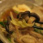 酒菜坊 橋蔵 - きのこなべ喰らう