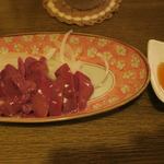 酒菜坊 橋蔵 - 大山地鶏レバ刺