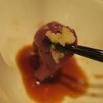 酒菜坊 橋蔵 - 大山地鶏レバ刺喰らう