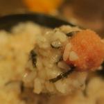 酒菜坊 橋蔵 - だし茶漬け＜明太子＞喰らう