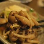 酒菜坊 橋蔵 - きのこなべ喰らう