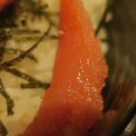 酒菜坊 橋蔵 - だし茶漬け＜明太子＞　ズームアップ