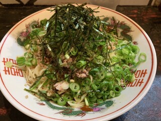 きさく - イカゲソ汁なし担々麺 大盛 冷たいの
