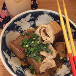 Shoubai Hanjou Beniyachou Paradaisu - せんべろセットの選べるおつまみから肉豆腐