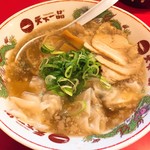 天下一品 - 肉ワンタン麺・並・あっさり(890円)