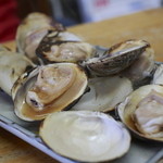 きむら - ハマグリの磯焼き定食