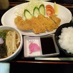 田むら - かつ定食うどん付