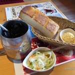 Kohidokoro Komeda Kohiten Sen Daiarai Ten - たっぷりアイス￥540モ一ニング・B＋自家製コ一ルスロ一サラダ￥150