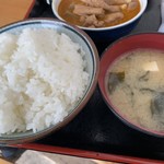 永井食堂 - ご飯と味噌汁