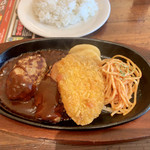 Suteki Miya - 日替りランチ961円
                        金曜 彩り野菜のカレーコロッケの日