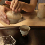 やぶきた新茶 1煎目は氷出しという技法で