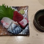 鮨・酒・肴 杉玉 - 刺身４点盛り　299円