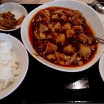 天府城 - お昼の麻婆豆腐定食