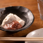 嘉門 - 豆腐チーズと鯛の酒とう