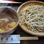 手打そば里居房 - 鴨汁そば　1,300円