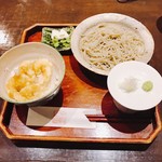 鄙いまとみ - 小海老天丼とざる蕎麦