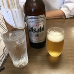 Hiramatsu Shiyokudou - ビールはアサヒ