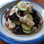 Mimigar and jellyfish salad