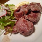 鉄板焼 蓮 - 厚切り牛タン鉄板焼き