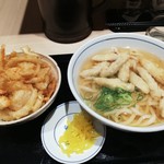 ウエスト - かき揚げ丼セット¥720＋ごぼう天¥150