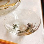 行楽庵 - 食前酒『松の司』。