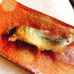 行楽庵 - 鮎の塩焼き。