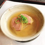 行楽庵 - 冬瓜と夏の鴨。