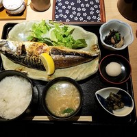 赤坂あじさい - 八戸産 銀さば塩焼定食　全景