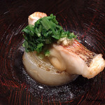 日本料理 TOBIUME - ﾉﾄﾞｸﾞﾛと新玉ねぎ