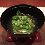 日本料理 TOBIUME - 鮎魚女､豌豆豆､ｽﾅｯﾌﾟｴﾝﾄﾞｳ