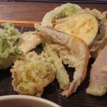 野饗 - ４０分以上かかる特性天ぷらせいろ