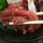 海の幸　翔 - ご飯の上に敷き詰められた中おち。