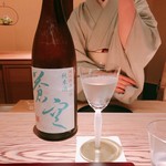 銀座ふじやま - 日本酒のおかわりは半合で