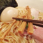 Homemade Ramen 麦苗 - コリコリの食感をわざと残しています。