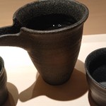 鮨 水月 - 日本酒冷や。冩樂一合。