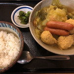 Gyokouchokusousakabauohachi - つくねカレースープ定食